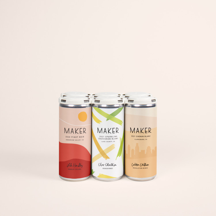 Maker Wine Best Sellers Mixed Pack with 6 cans
