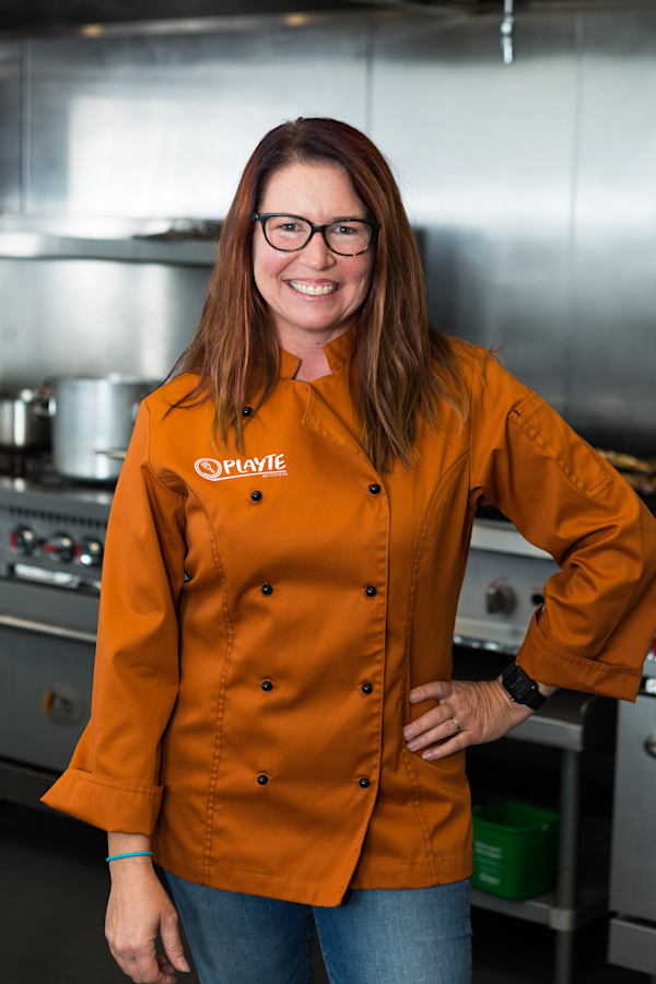 Headshot of PLAYTE Kitchen's Chef Sandy Sauter