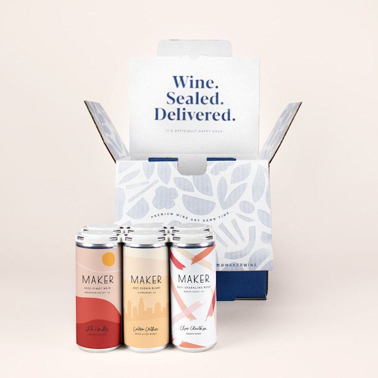 Pinot, Chenin Blanc, Sparkling Rose with box