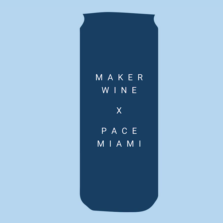 Pace Miami + Maker wine tasting graphic