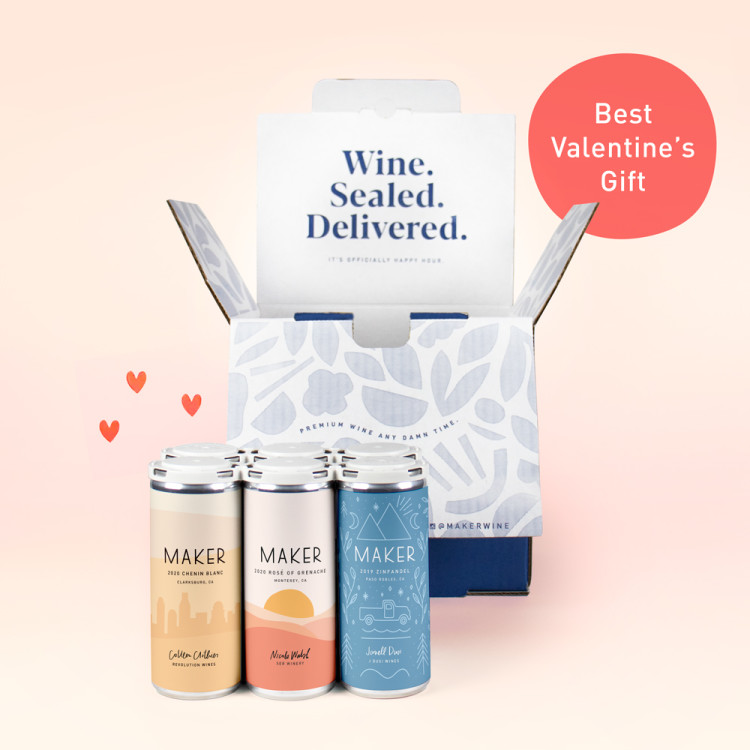 Maker Women in Wine Mixed Pack with Valentine's Design