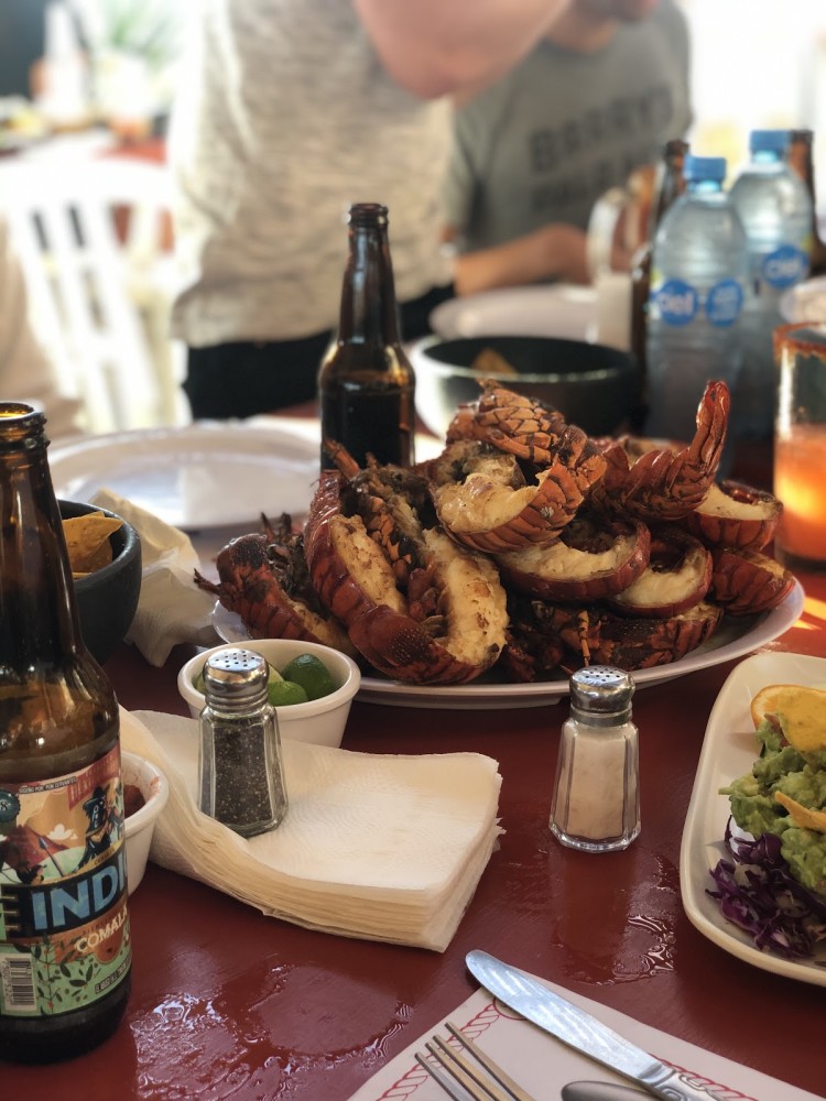 Lobster at the Restaurant Villa Ortega Restaurant, Valle de Guadalupe