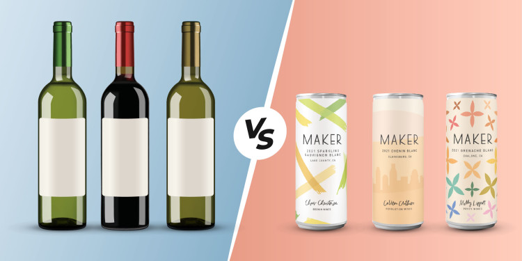 Canned wine and Bottled Wine go head to head. 