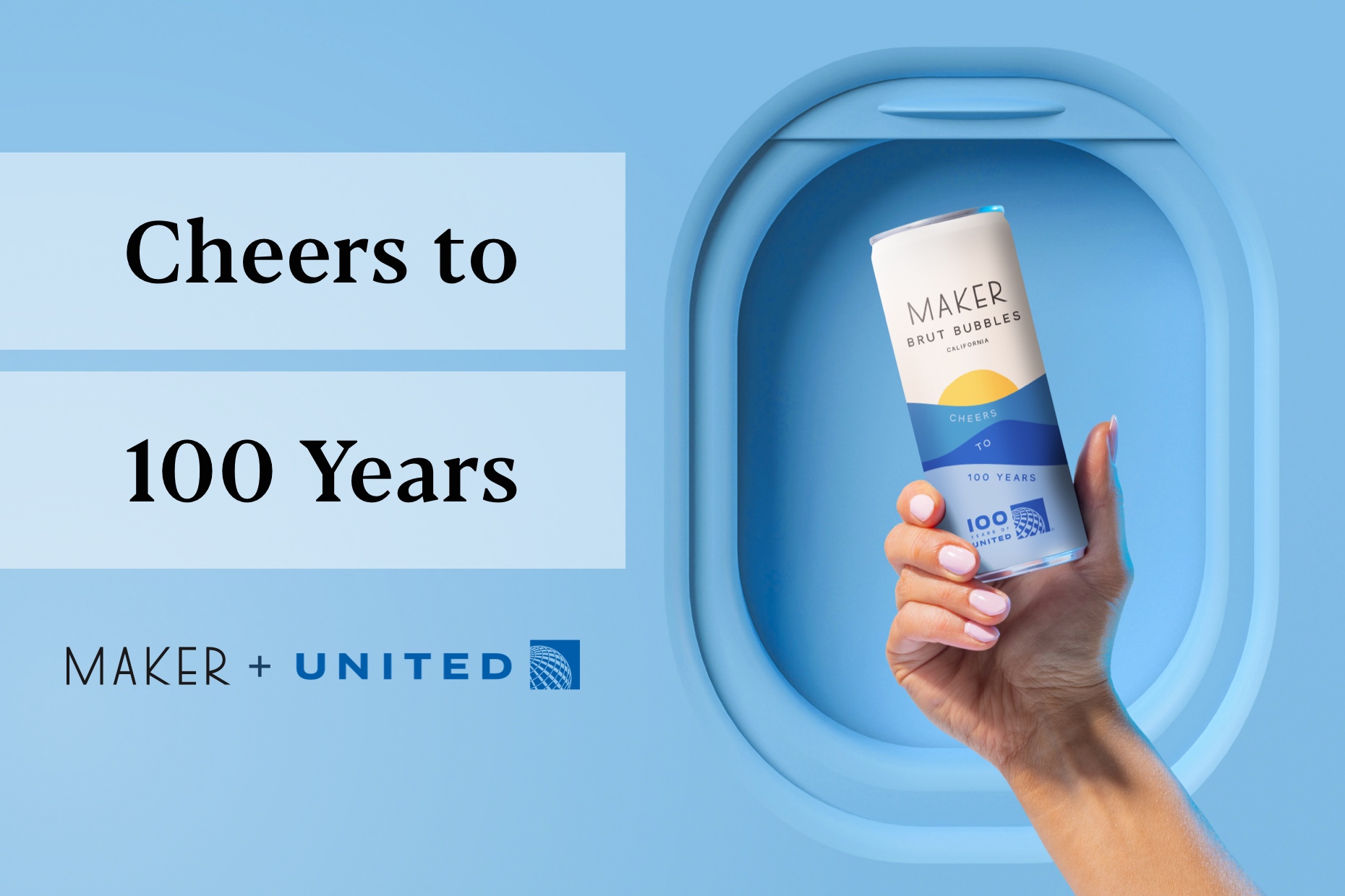 United x Maker Anniversary Can Brut Bubbles