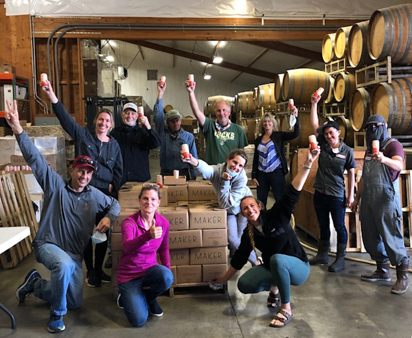 Picture of the group on Maker Handley Canning day 2020