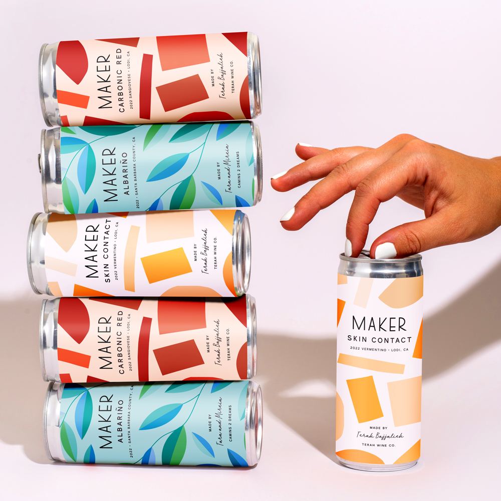 Natural wines artfully crafted and canned. Maker Wine