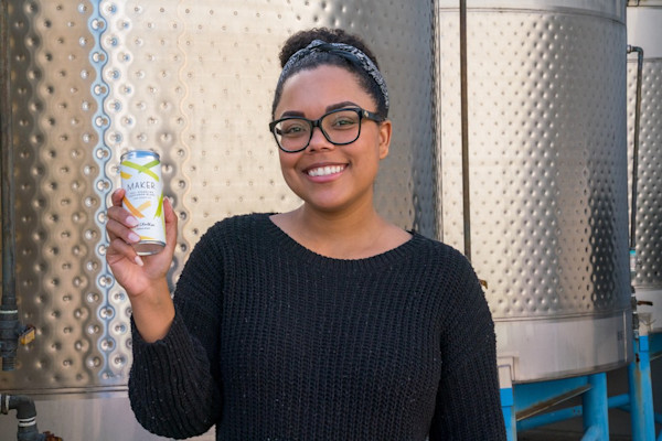 Katrice Riley, our customer experience lead at Maker Wine Company.