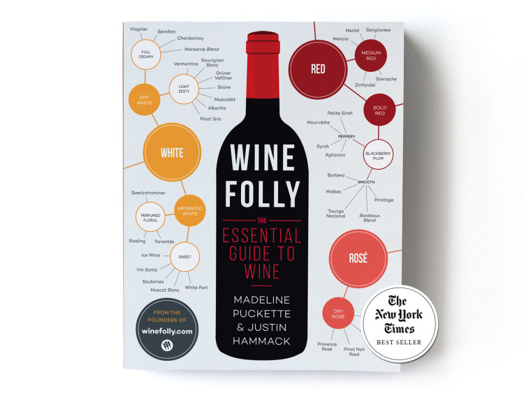 Wine folly essential guide book in the Maker holiday gift guide.
