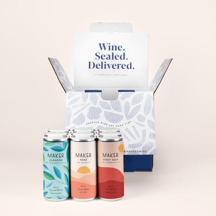 maker women owned wine mixed pack 