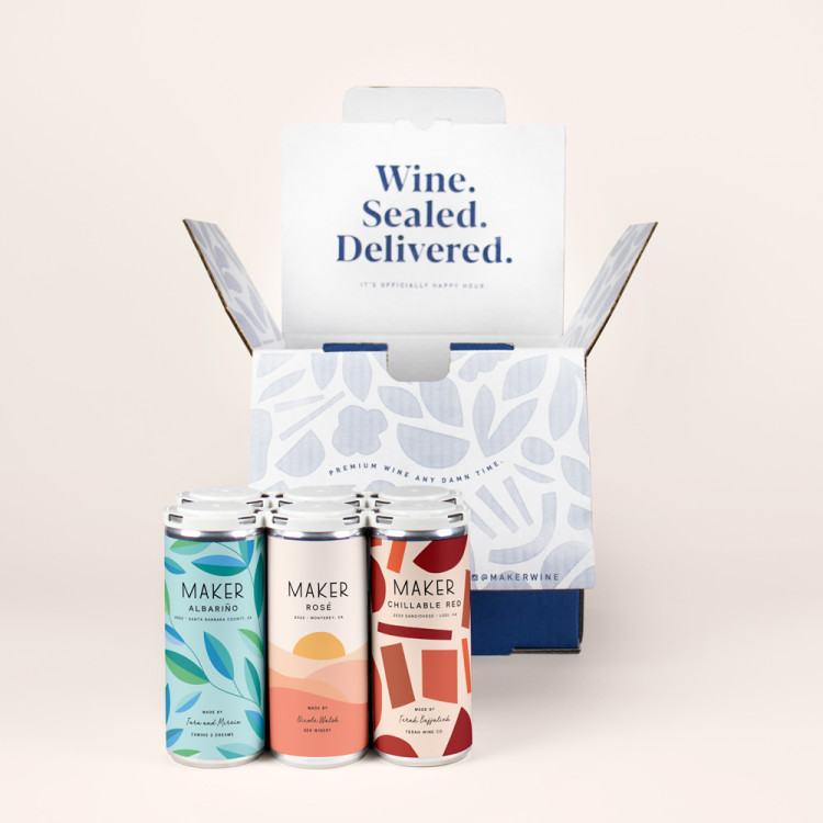 maker women owned wine mixed pack 