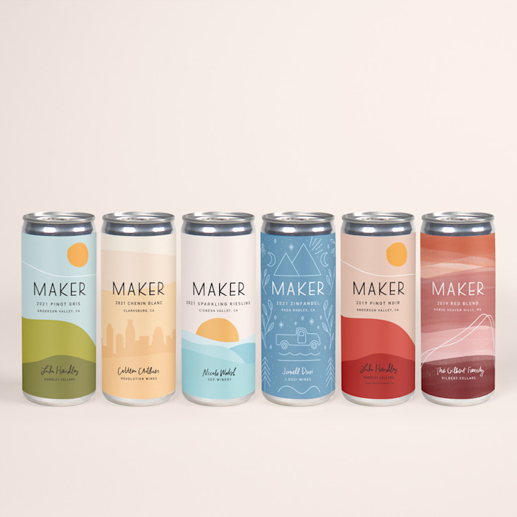 Maker wine women in wine mixed pack lineup of cans