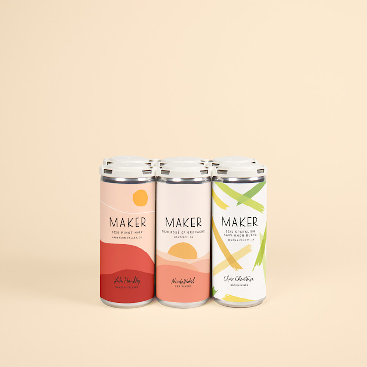6 cans of Maker's Best Seller's Mixed Pack