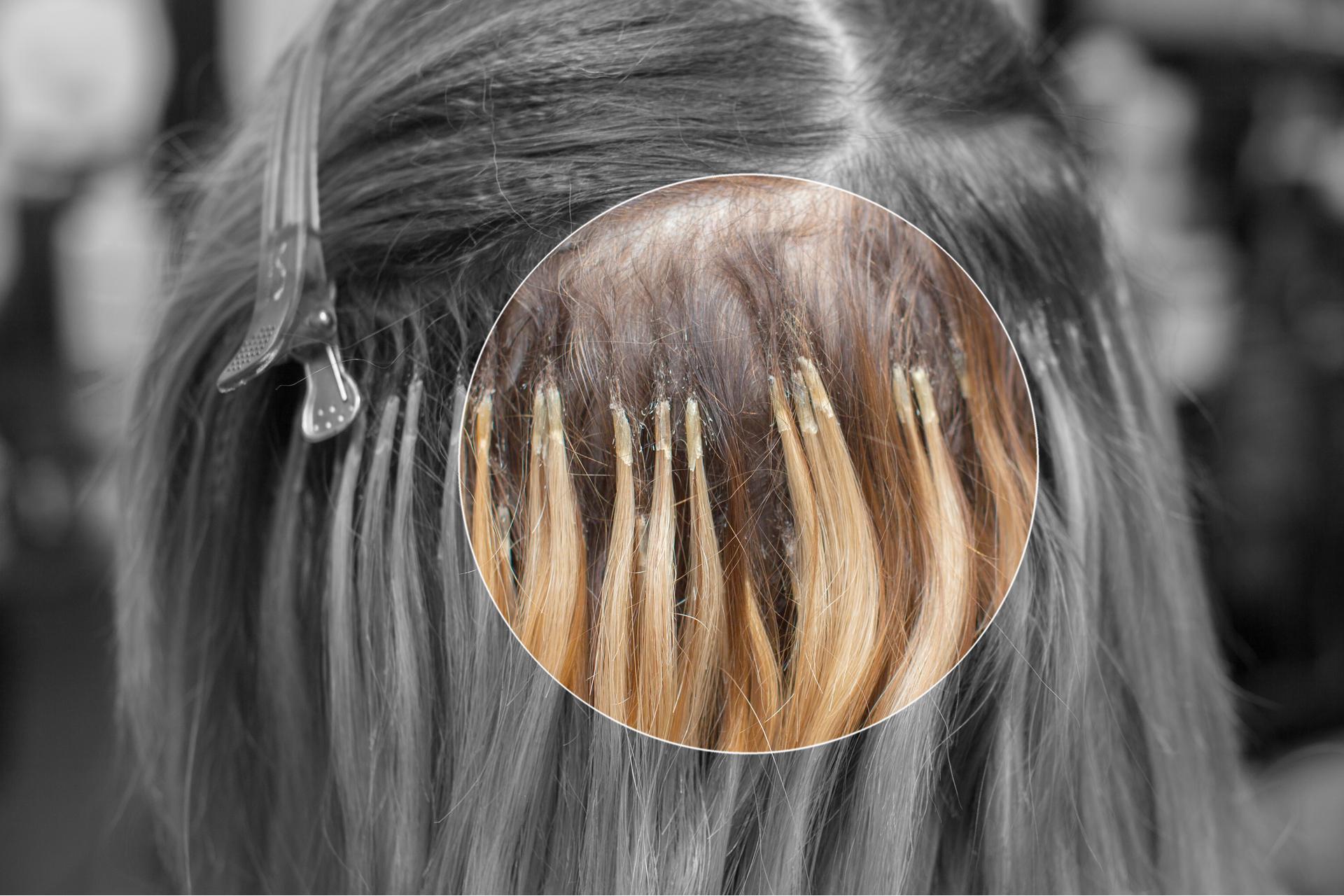 Lange, dichte Haare dank Extensions?