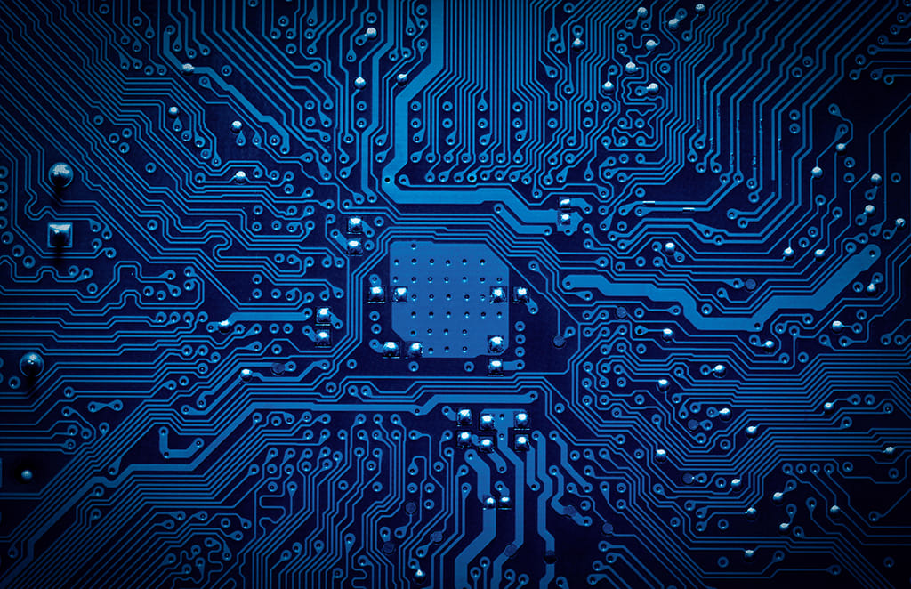 Computer chip circuitry