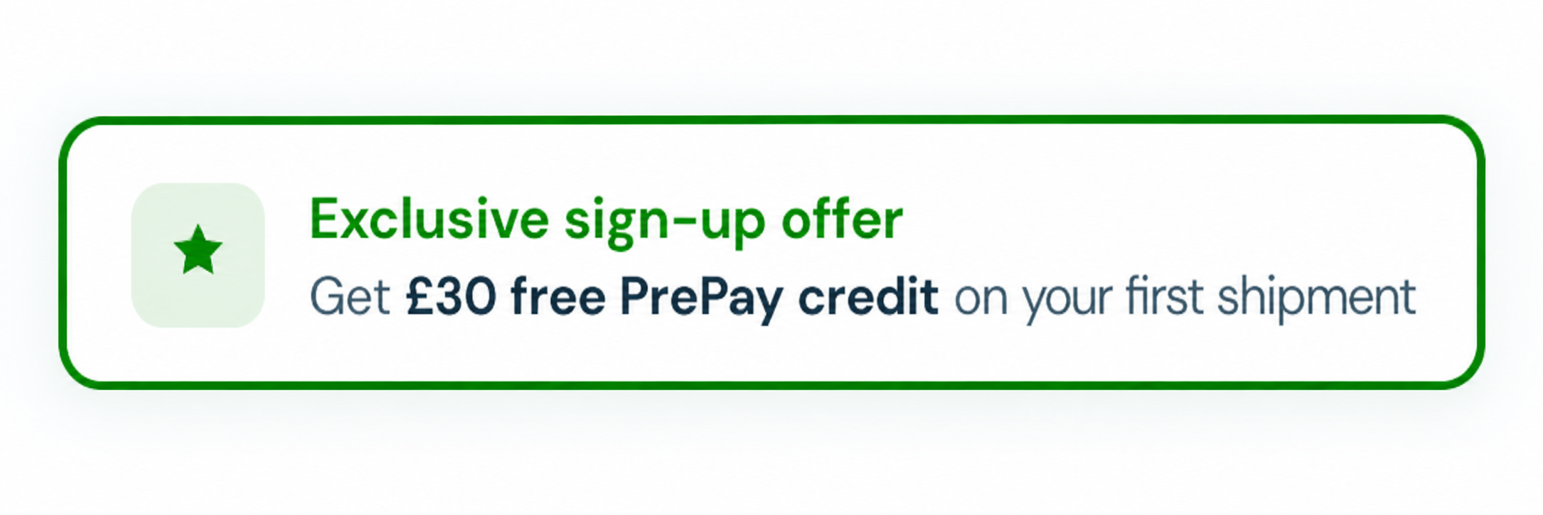 £30 Mobile size CTA asset