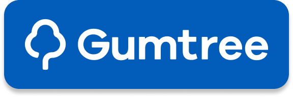 Gumtree logo in blue scale