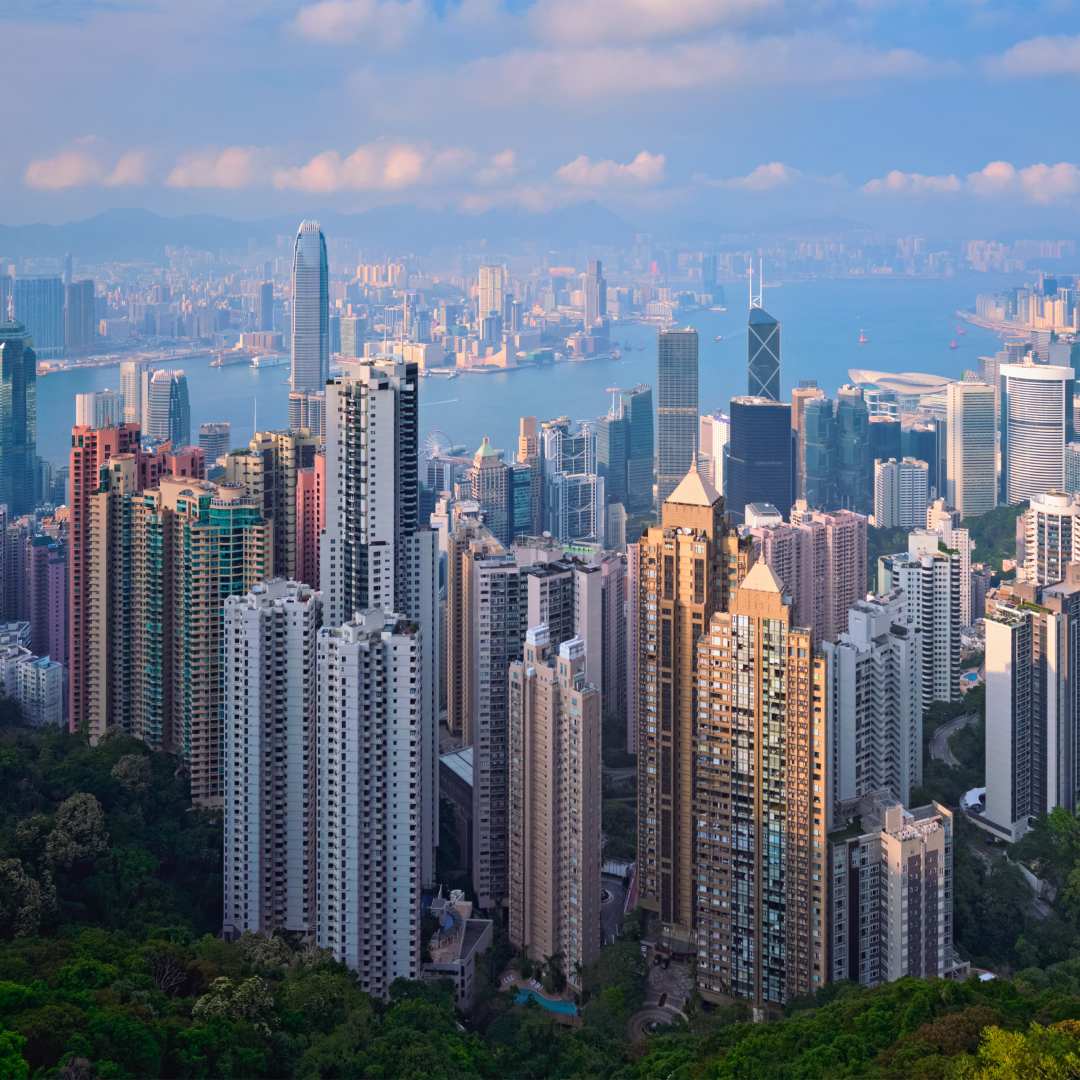 Hong Kong city skyline