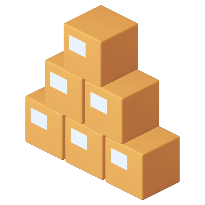 Graphic of stack of parcels