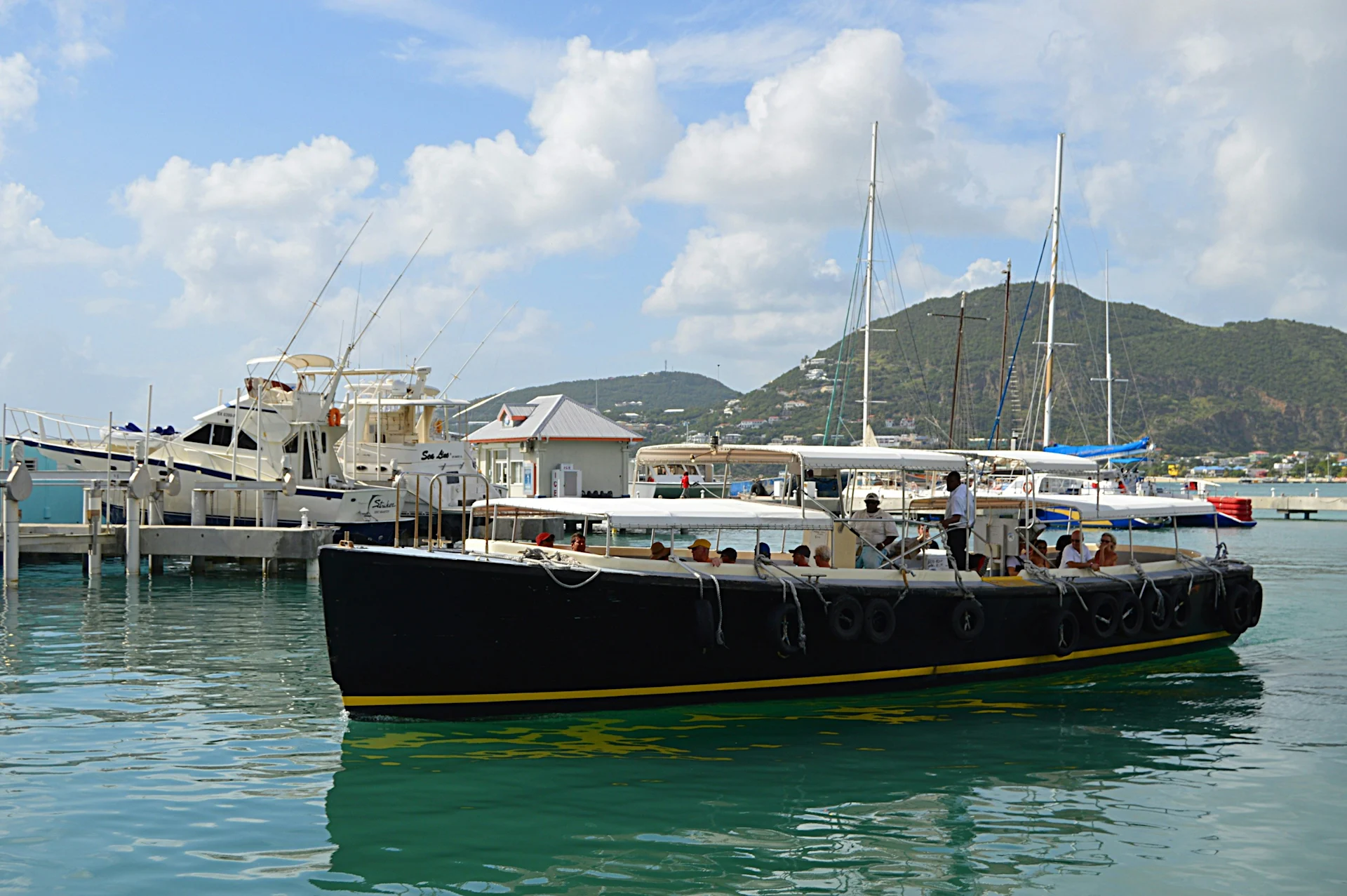 St. Maarten water taxi.