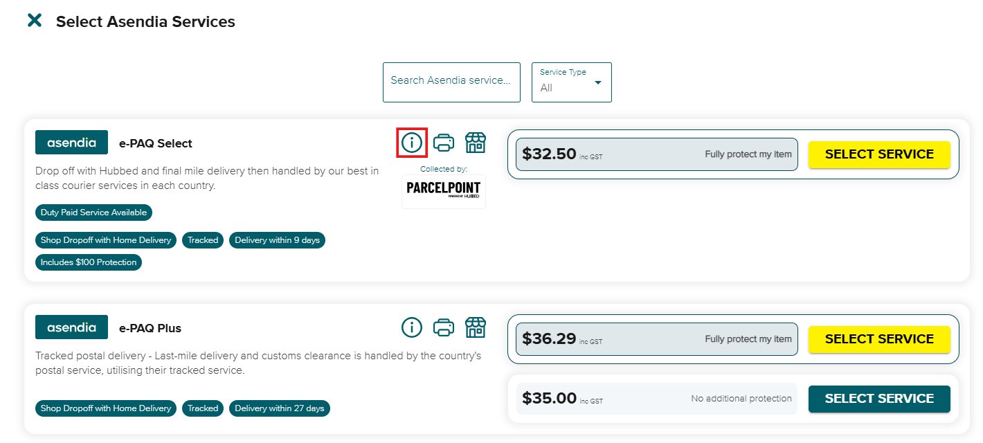 SendNow by Asendia Services