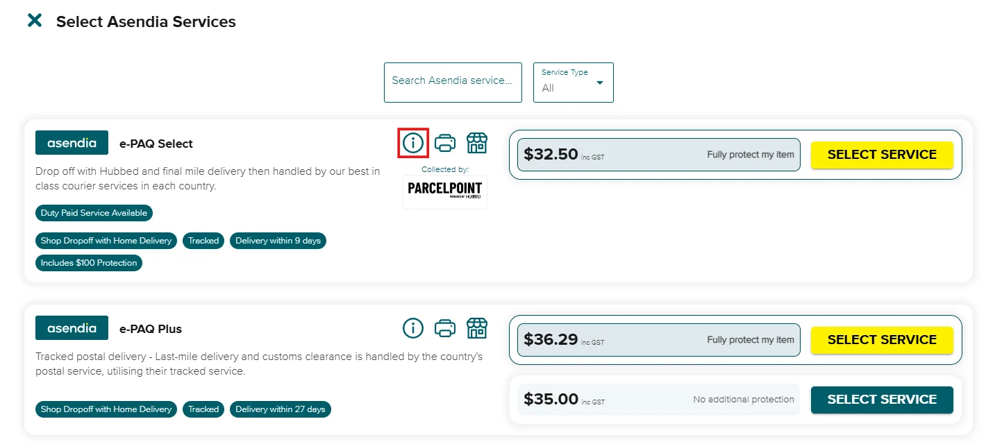 SendNow by Asendia Services