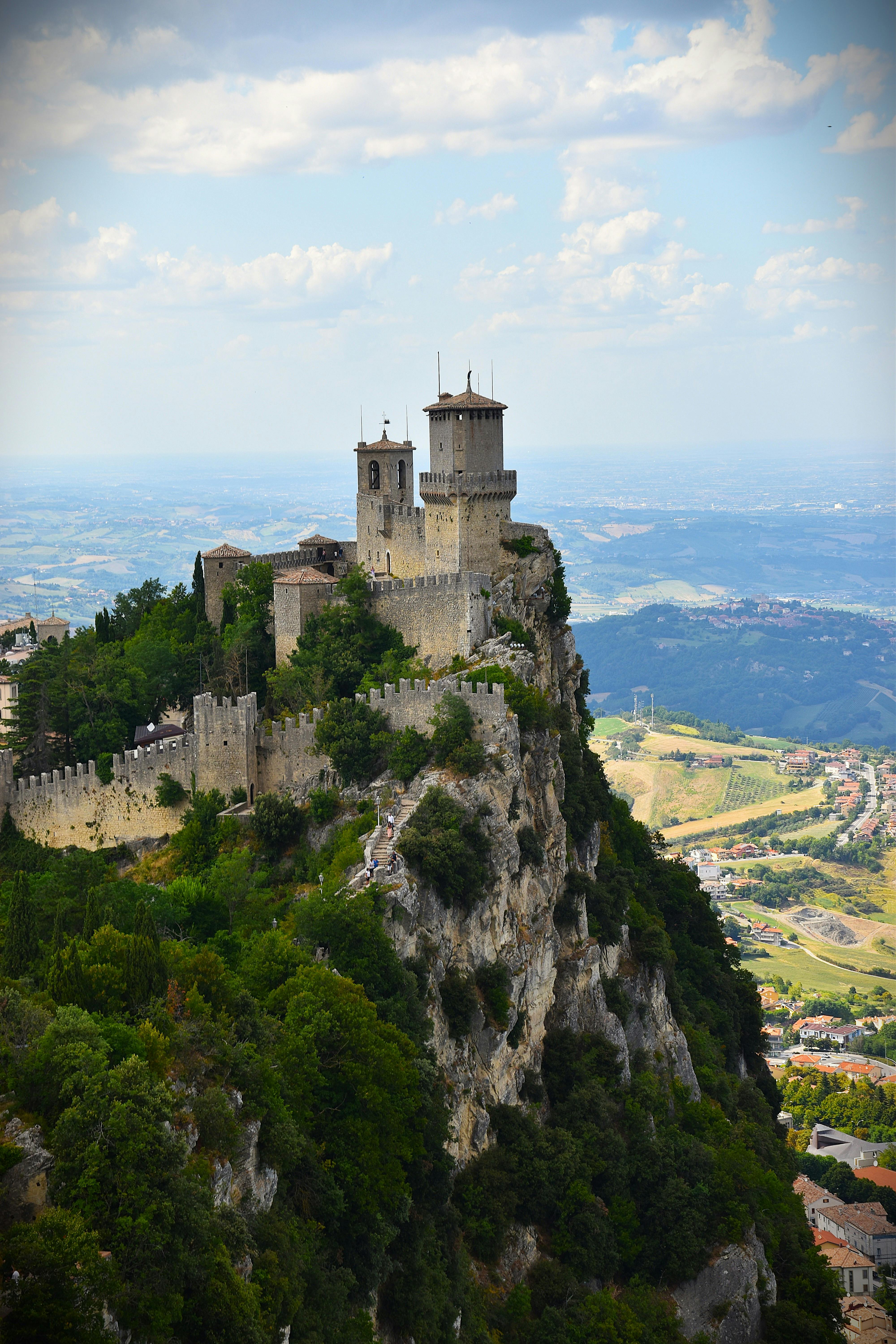 Spectacular View of Guaita Tower in San Marino