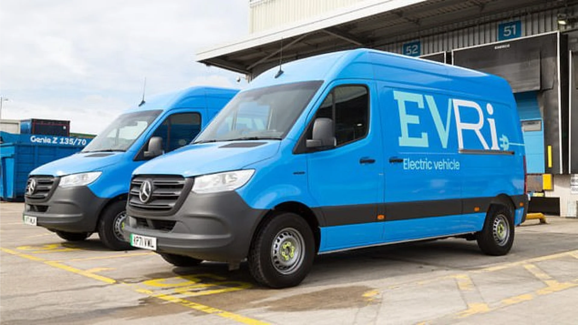 Evri Collection Van parked