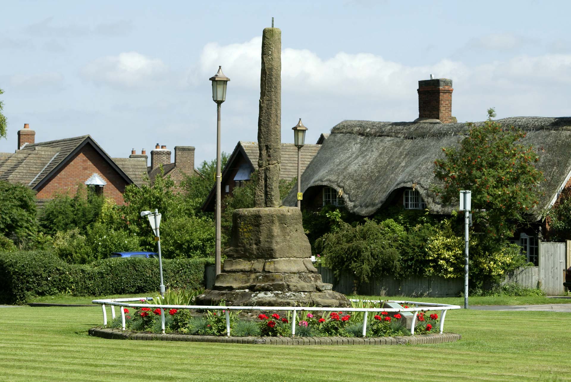 View of fountain in Meriden