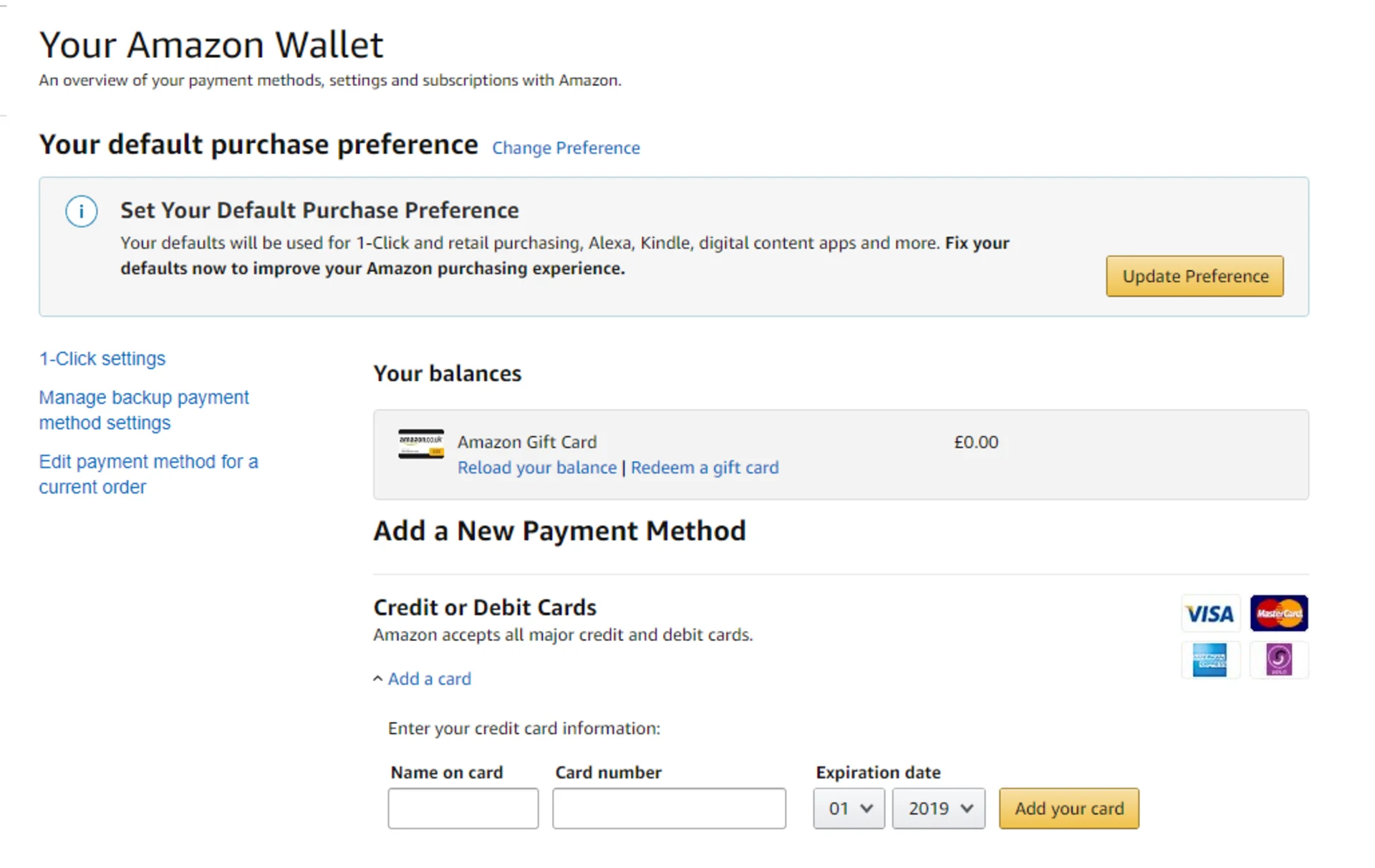 image for content hub page: Your Amazon Account