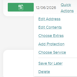 Actions List - SendNow by Asendia
