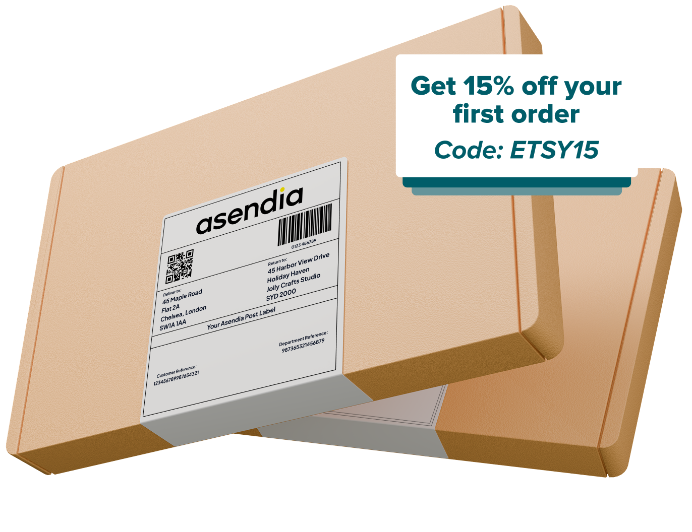 Save 15% on your next delivery