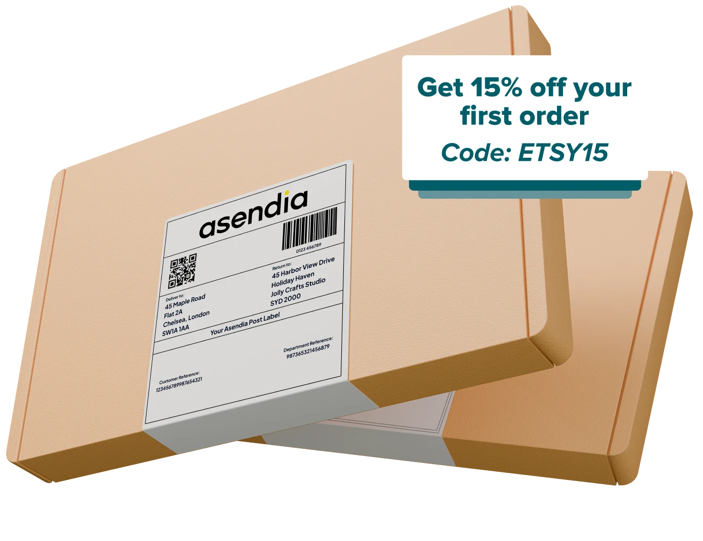 Save 15% on your next delivery