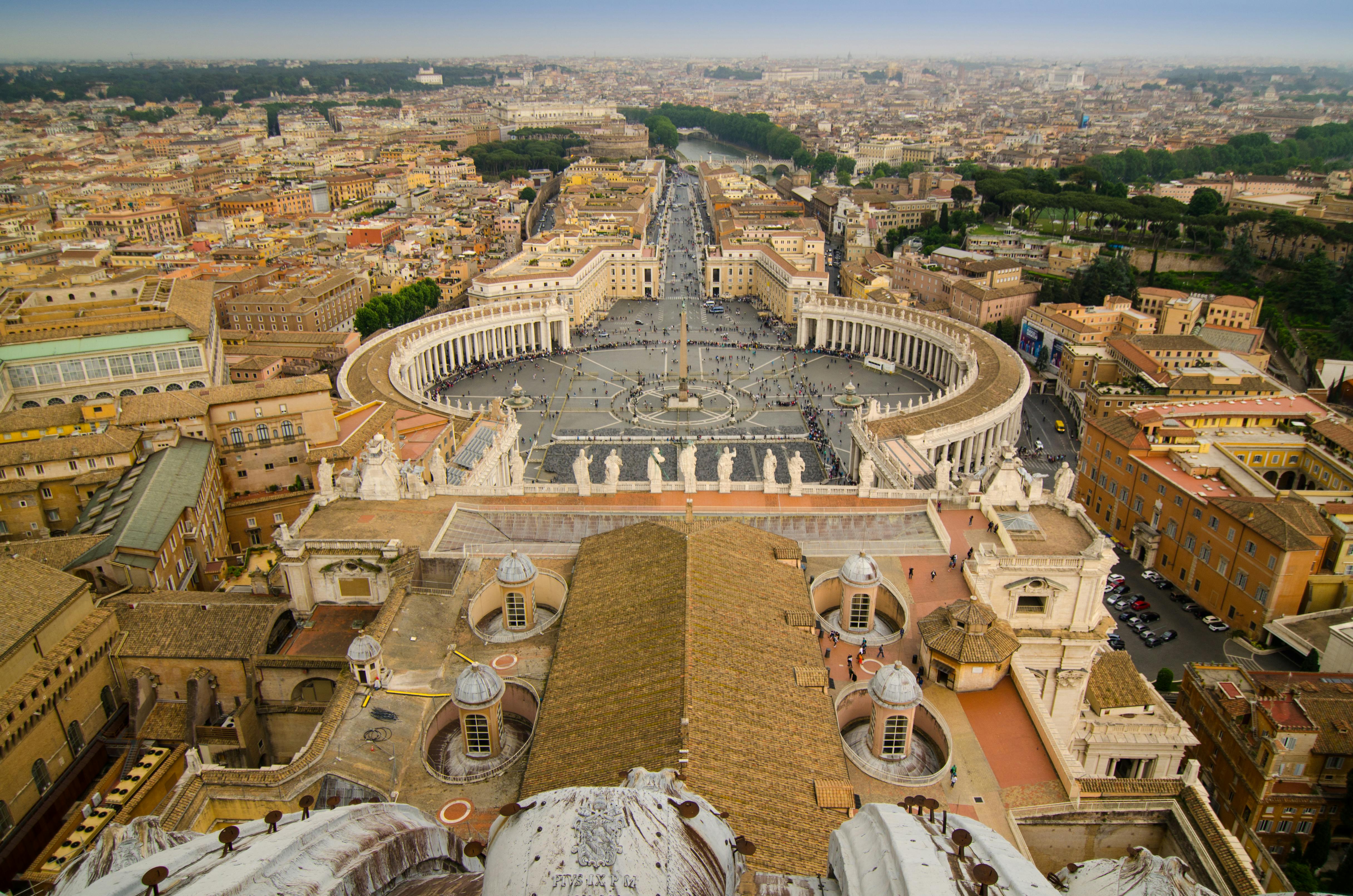 Città del Vaticano, Aerial View of Vatican City
