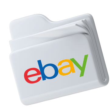 Folder with eBay on it
