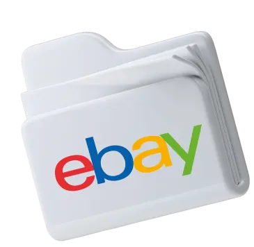 Folder with eBay on it