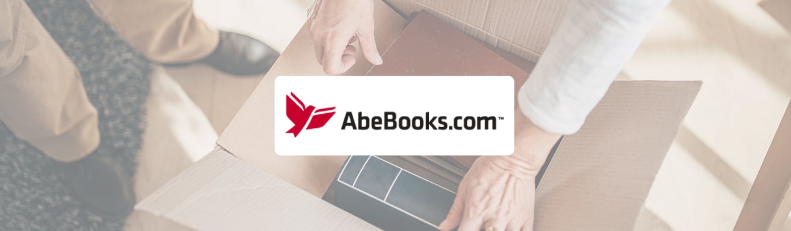 Banner image for content hub page: A Complete Guide to AbeBooks for Sellers