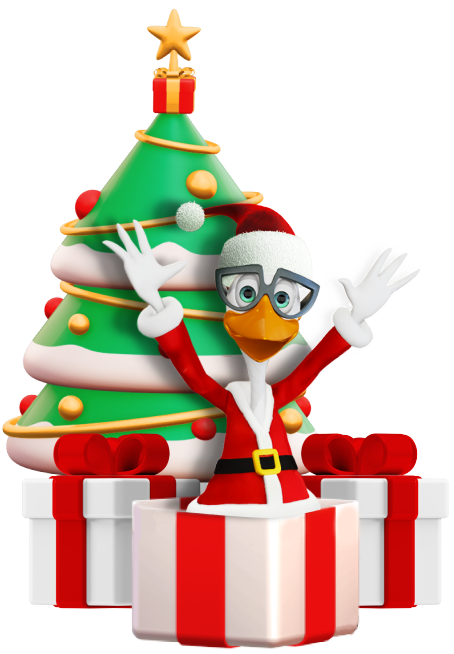 Sven in Santa Claus Outfit