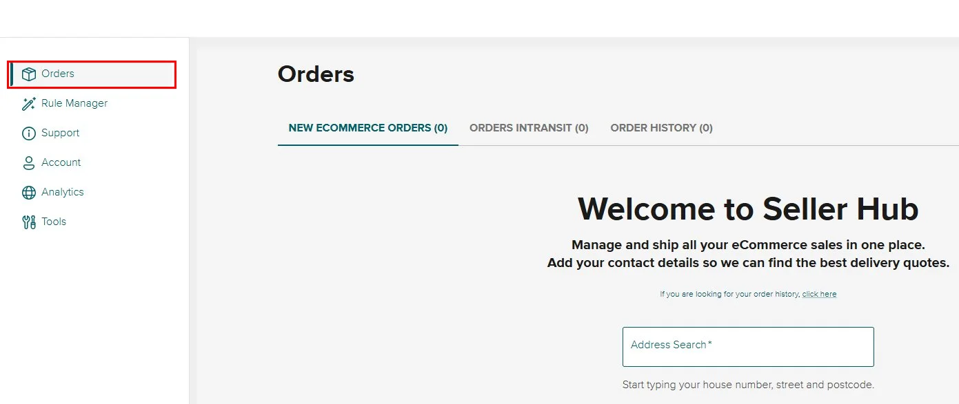 SendNow by Asendia - Orders