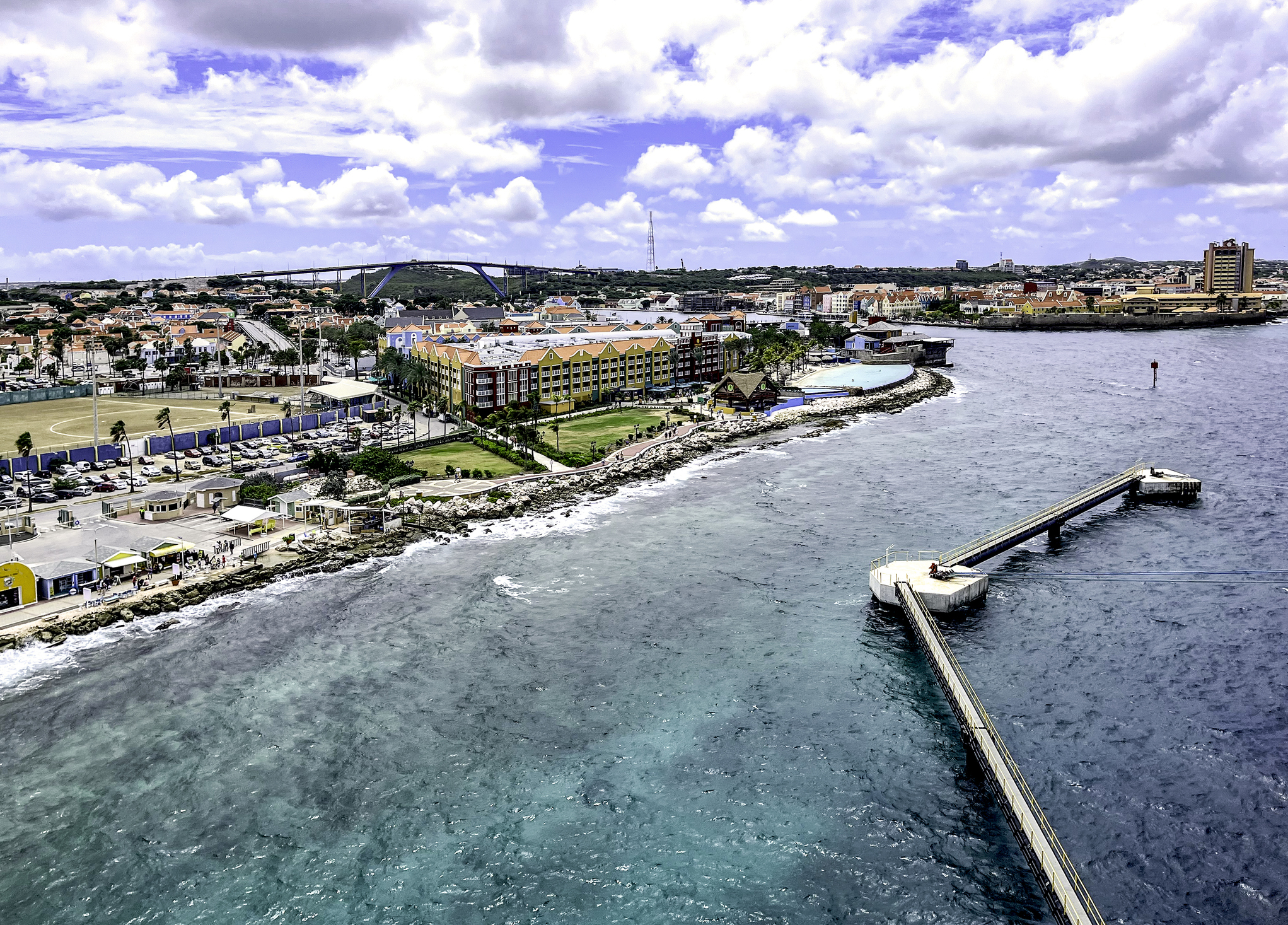 Pier at Netherlands Atilles