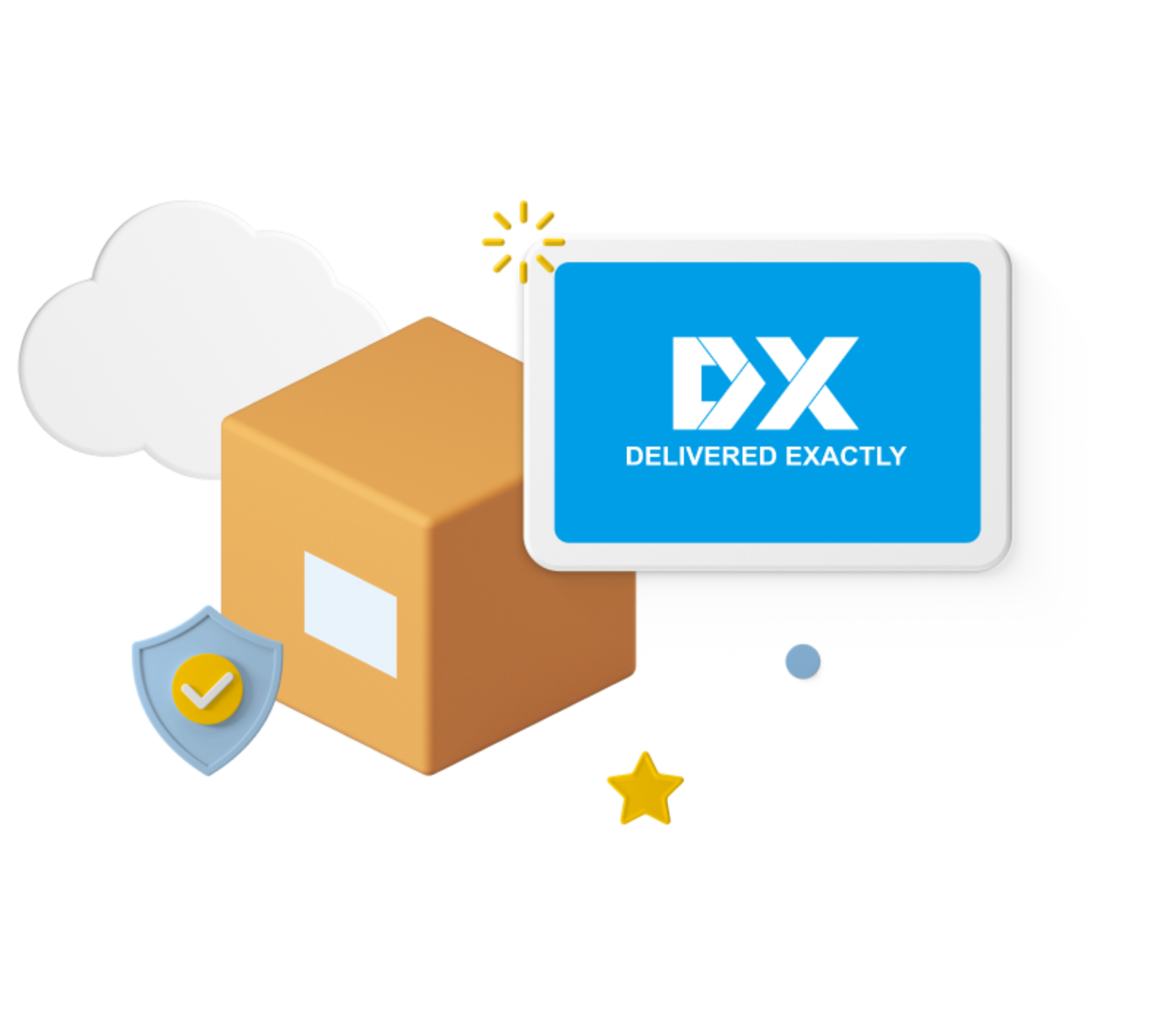 DX Courier logo