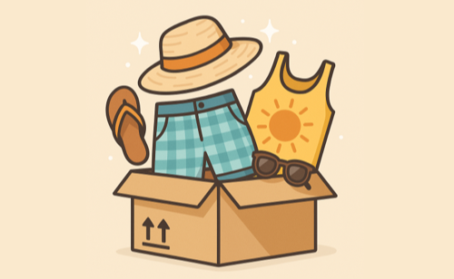 How to ship clothes in the summer