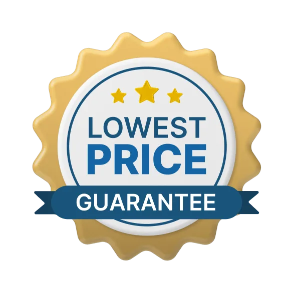 Lowest price guarantee badge