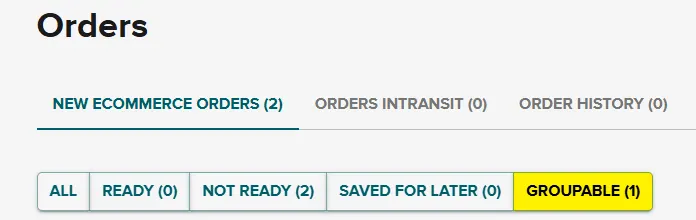 New eCommerce Orders - SendNow by Asendia