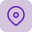 Tracking icon in purple icon background