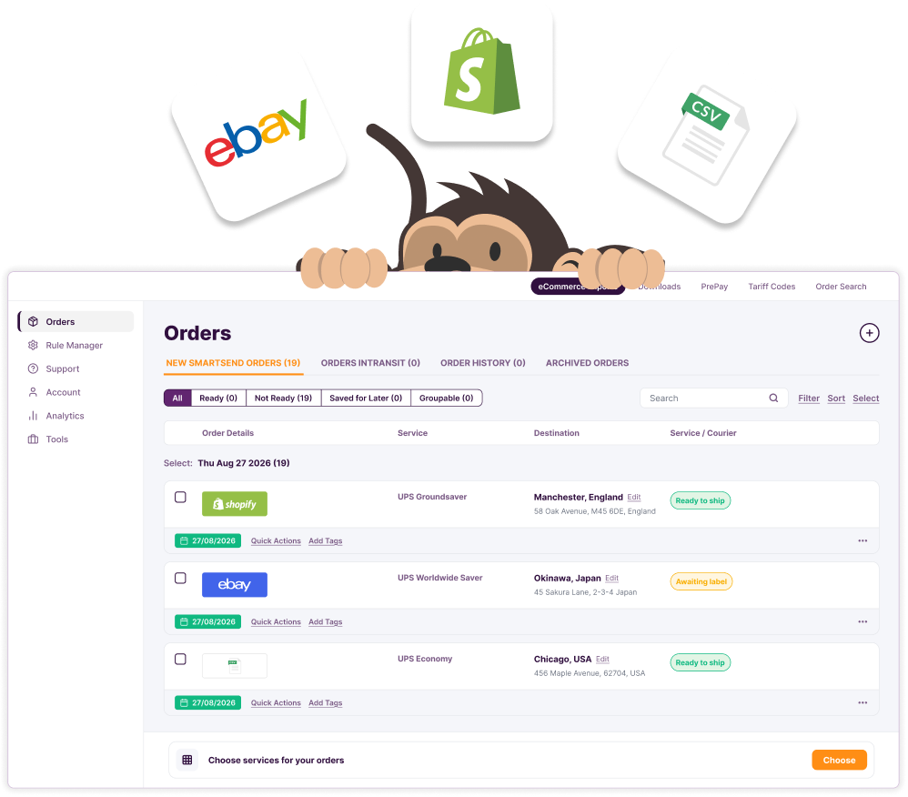 Parcel Monkey Pro