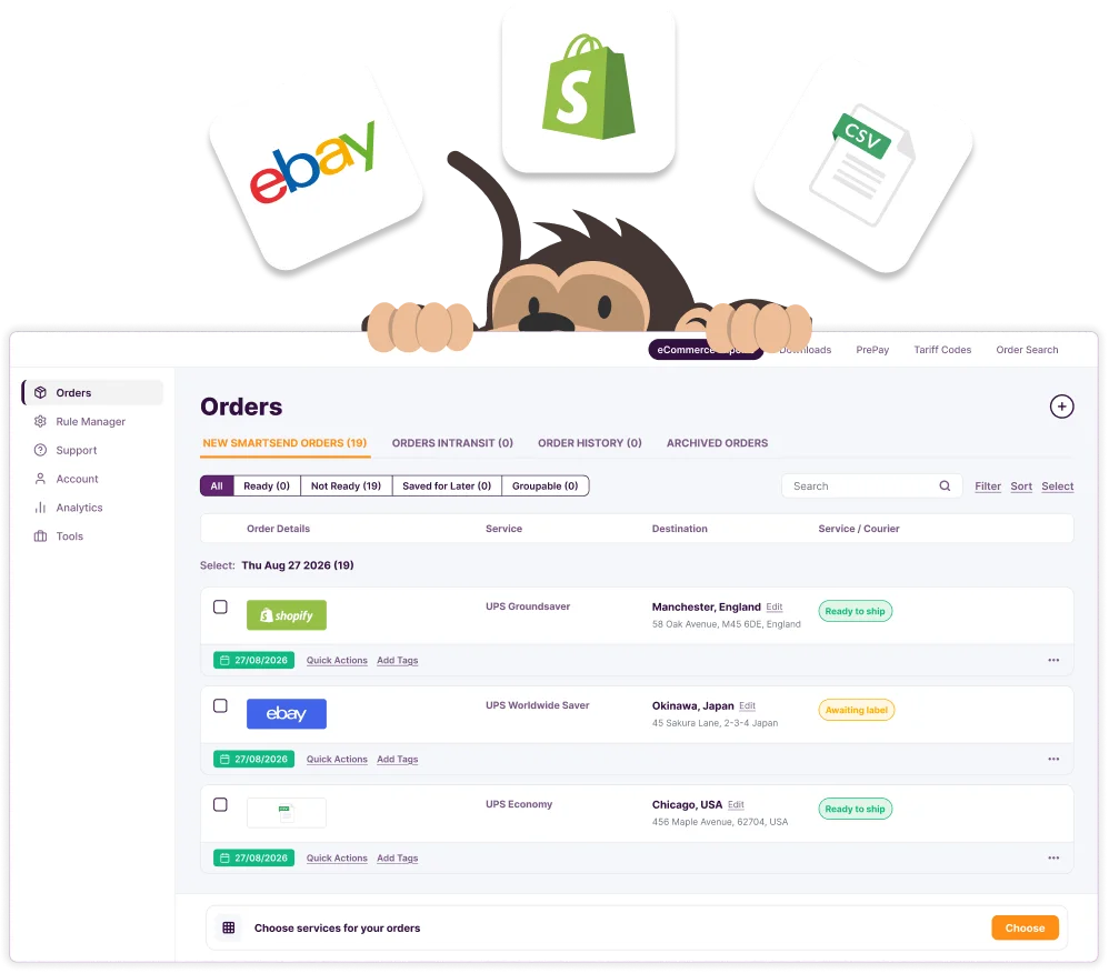 Parcel Monkey Pro