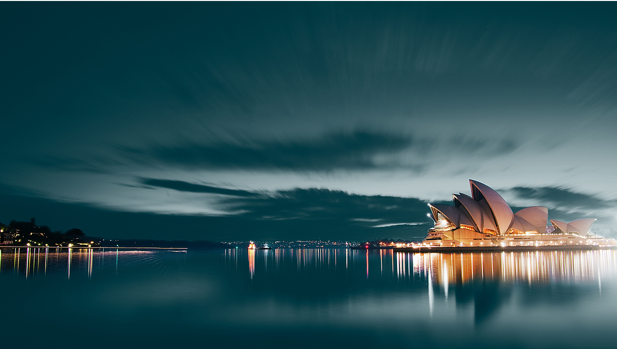 View of Sydney Opera House from the sea