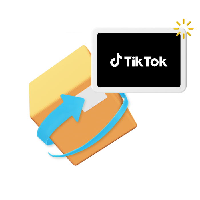 TikTok shop marketplace logo