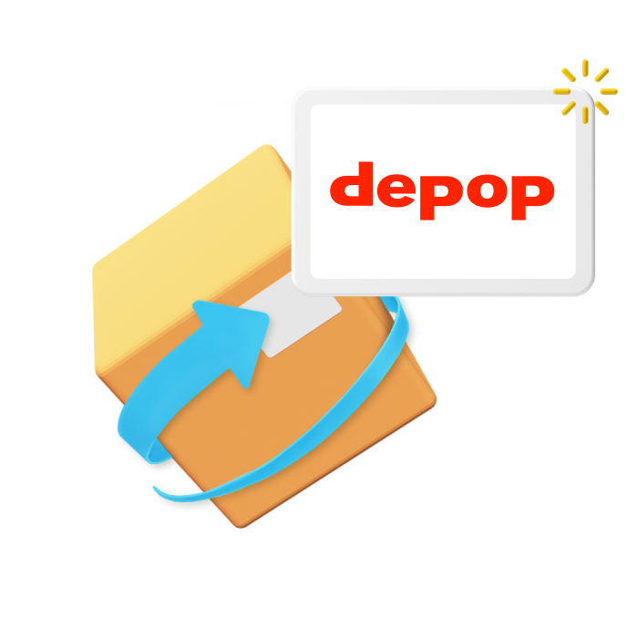 Depop marketplace logo