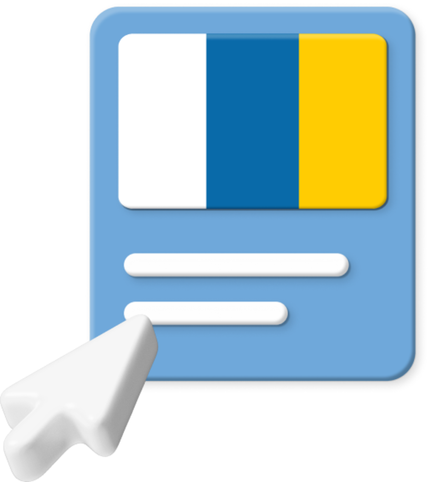 mouse clicking on Canary Islands flag